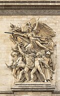 Le Départ des Volontaires de 1792 (La Marseillaise) by François Rude, Arc de Triomphe de l'Etoile