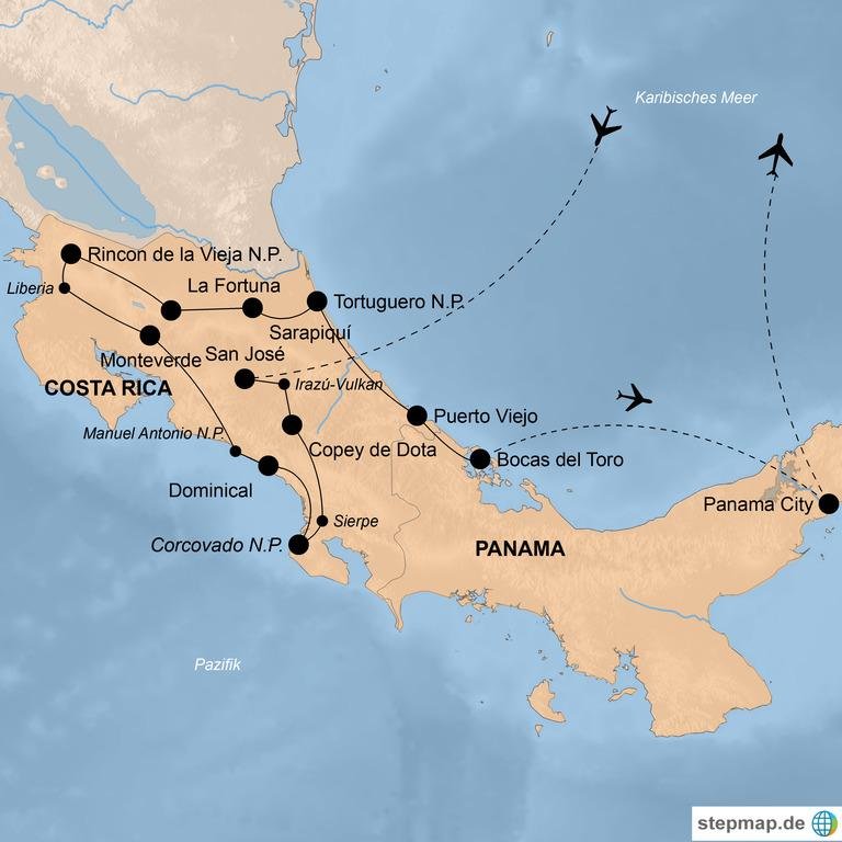 Discover the best places to visit in Costa Rica this February