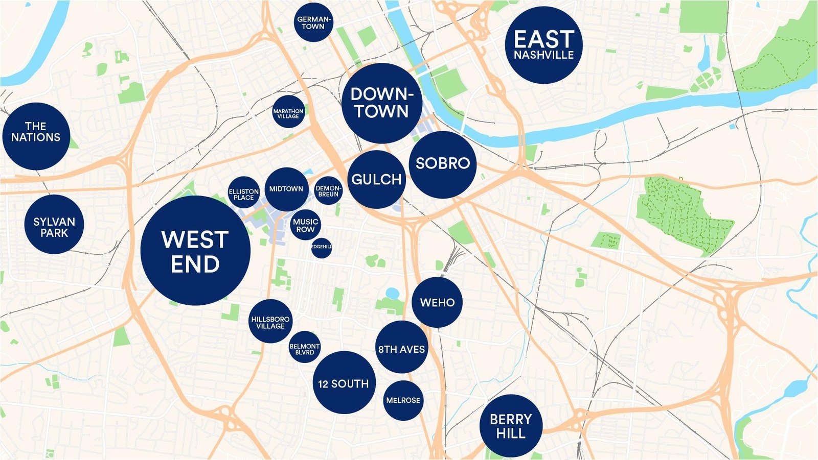 Neighborhoods in Nashville to Visit – Hidden Gems