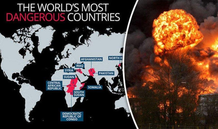 Most dangerous countries to visit in 2025 – proceed with caution