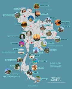 Thailand Places to Visit Map – Discover Hidden Gems