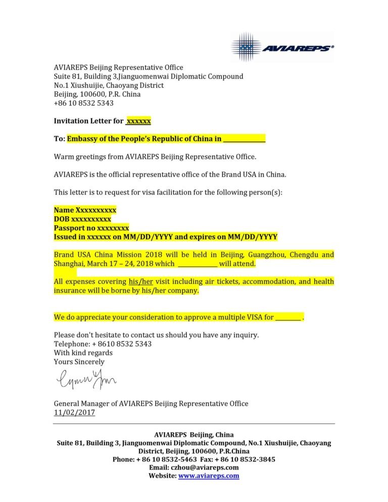 How to Write a Visit Invitation Letter to USA – Helpful Guide