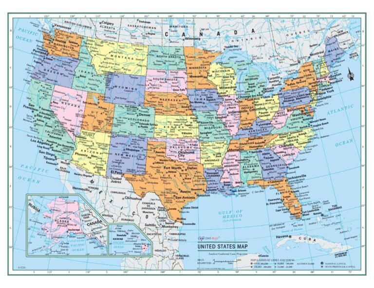 Us map to mark states visited – Your travel journey awaits
